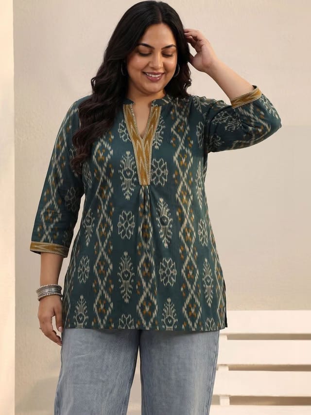 EXTRA LOVE BY LIBAS Ethnic Motifs Printed Kurti