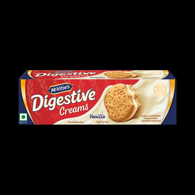 McVities Digestive Vanilla Cream Sandwich Biscuit