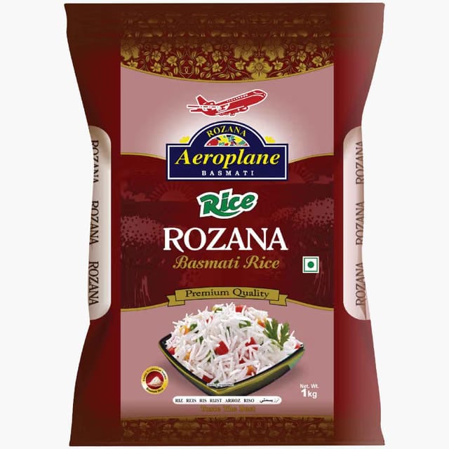 Aeroplane Family Choice Rozana Basmati Rice Medium Grain Best for Daily Meals
