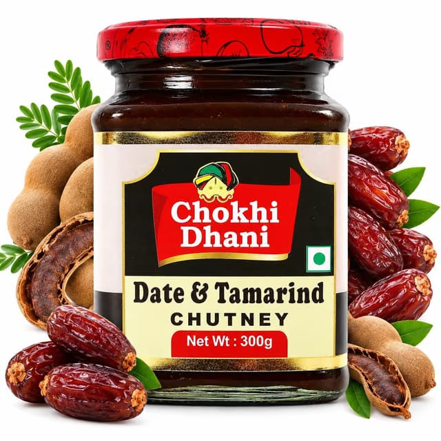 Chokhi Dhani Imli Khajoor Ki Khatti Meethi Chutney 300g, Date Tamarind Chutney