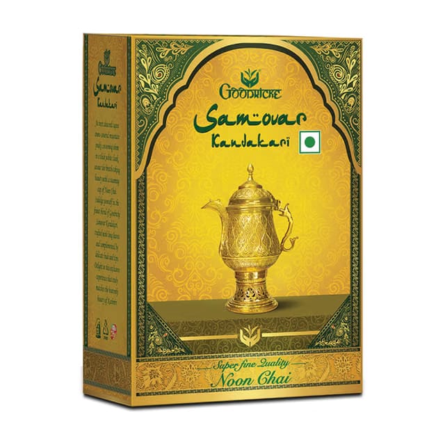 Goodricke Samovar Kandakari Premium, Kashmiri Noon Chai, Pink Tea Loose Leaf with Buds and Tips