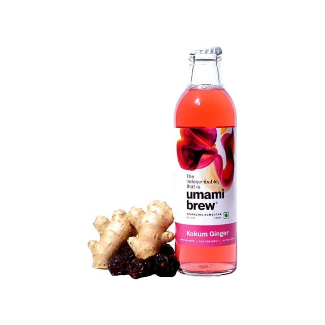 Umami Brew Kokum Ginger Kombucha