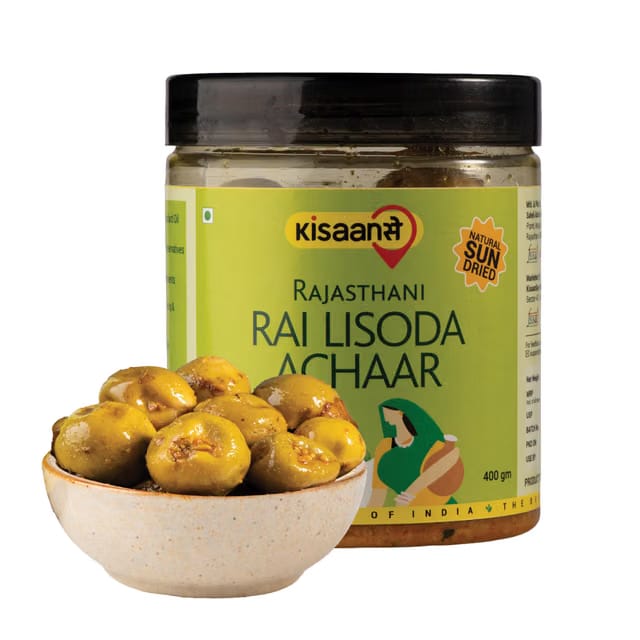 KisaanSay Indian Olive and Rai Pickle