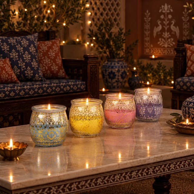 Set of 4 Scented Candles