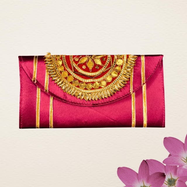 Gota Work Shagun Envelopes for Gifting Money (Set of 3)
