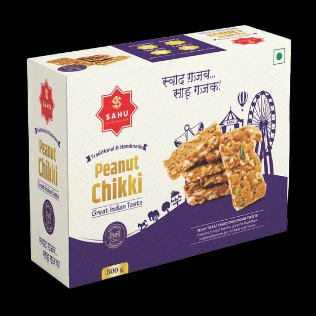 Sahu Gajak Bhandar Peanut Chikki