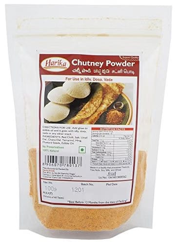 Harika Chutney Powder 100G *** Flat Shipping Charge on Entire Order ***