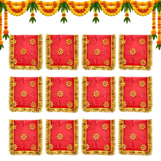 Set of 12 Pcs Small MATA Rani Chunri