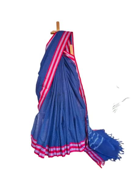 Classic handloom Goan kunbi saree- Purple