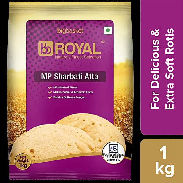 bb Royal MP Sharbati Whole Wheat Atta