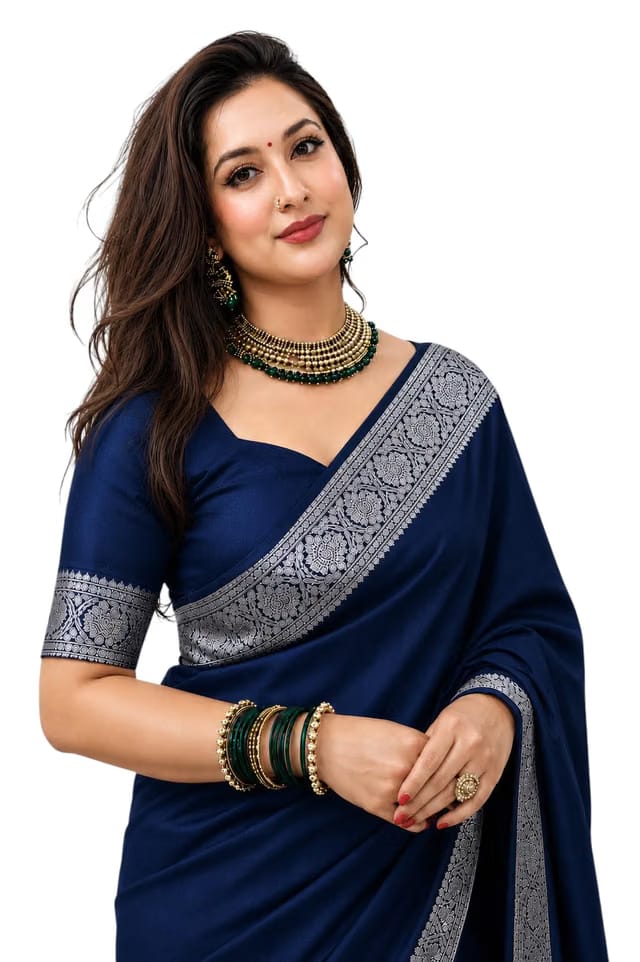 Banarasi Satin Kanjivaram Saree Wine Silver Zari Pure Soft Blend Silk Sari Satin Women Kanchipuram Paithani Silk Party