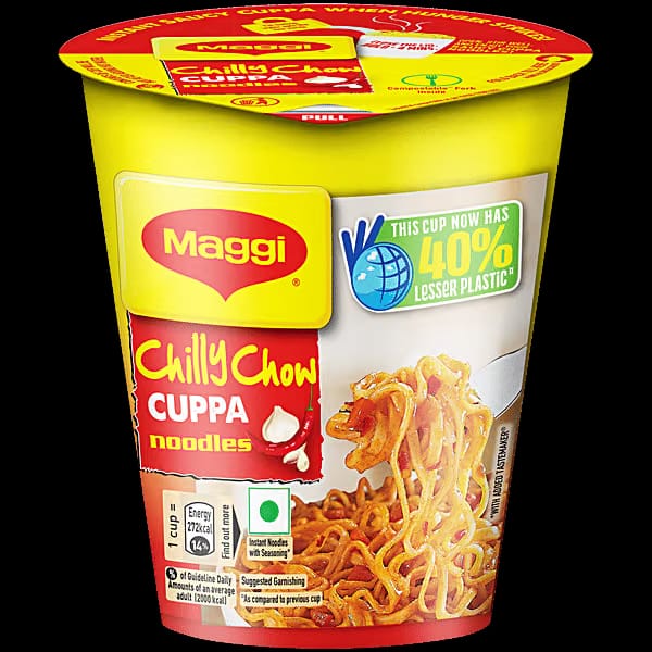 Maggi Chilly Chow Cuppa Instant Noodles