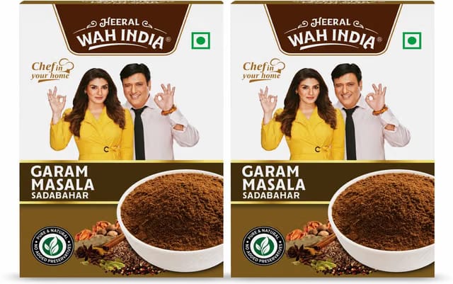 Heeral Wah India Complete Masale Sadabahar Garam Masala