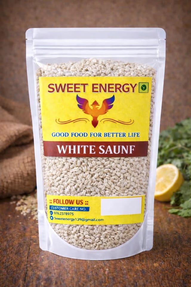 Sweet Energy White Madrasi Saunf Mukhwas Mouth Freshener, Thandai Mint, Tin Can