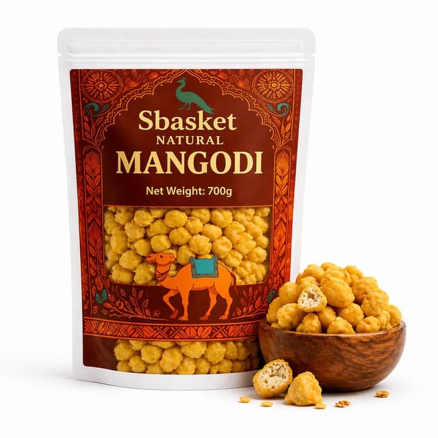 SBasket Naturals Rajasthani Mangodi/Moong Badi
