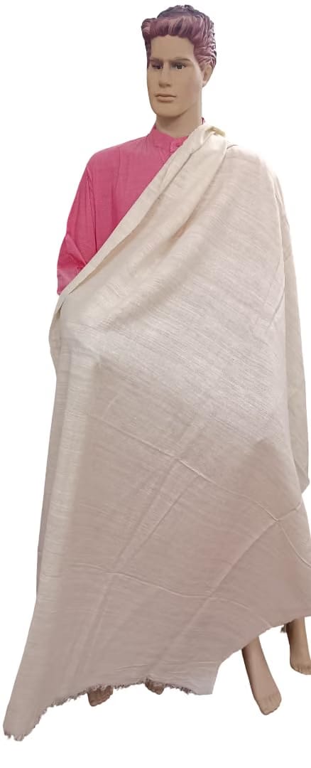 Pure Handwoven Eri Gheecha Silk Shawl
