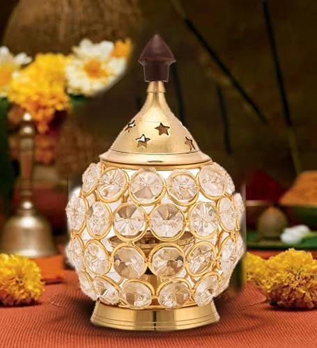 Collectible India Brass Akhand Diya for Puja