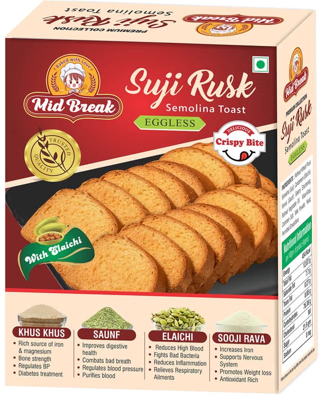 MidBreak Premium Suji Rusks 3-in-1