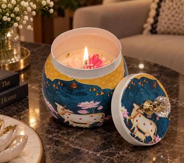 Jar Rose Scented Candles Gift Set