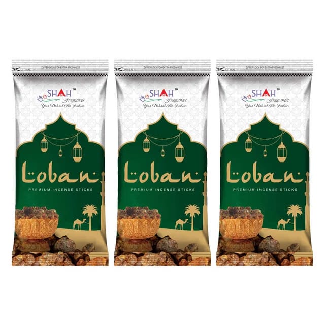 Shah Fragrance Loban Zipper Incense Sticks