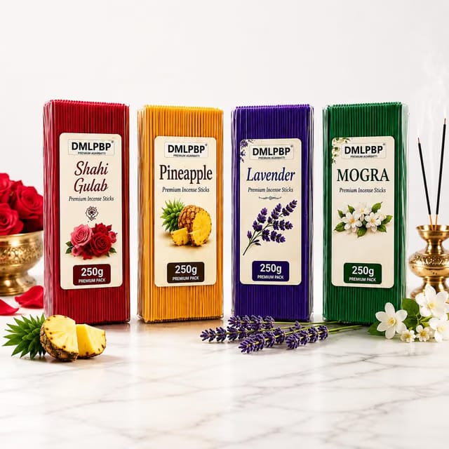 Premium Agarbatti Combo Pack 1Kg (4x250g)