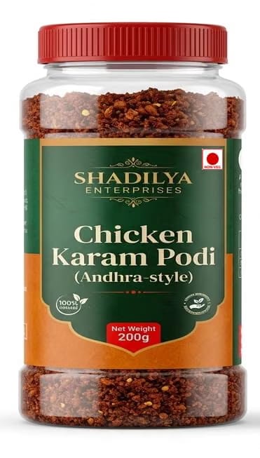 Chicken Karam Podi Andhra-Style