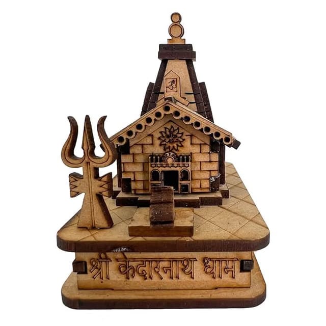 Kedarnath Temple 3D Miniature Kedarnath Mandir Shree Kedarnath Dham, Lord ShivJi Car Deshboard,Home, Office