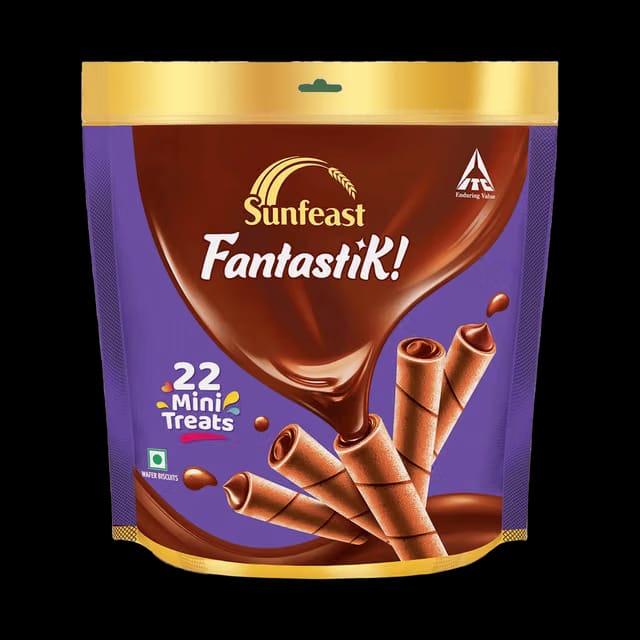 Sunfeast Fantastik Wafer Rolls Mini Treats - Home Pack