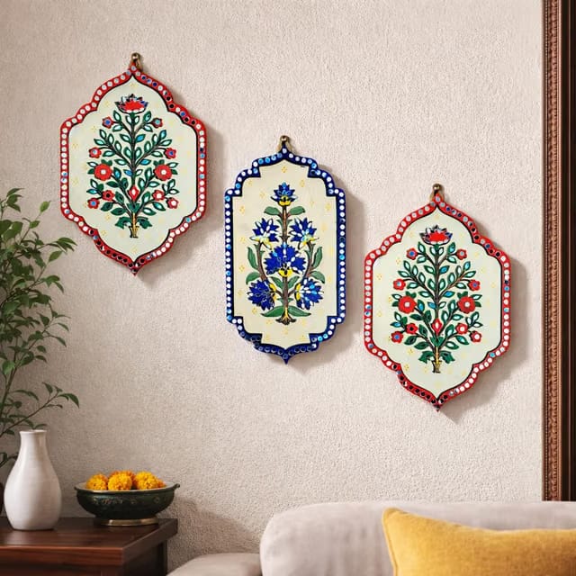 Riva Handmade Wooden Wall Hanging Decor for Living Room, Wall Hanging Decor,Jharokha Wall Decor Items for Living Room
