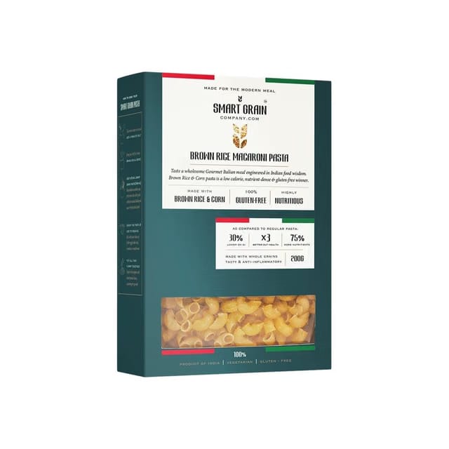 Smart Grain Brown Rice & Corn Macaroni Pasta