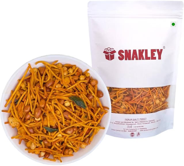 SNAKLEY Spicy Mixture 250g Kerala Namkeen Snacks Mixture