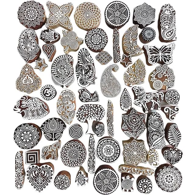 Deep Carved Wooden Stamp Scrapbooking Art Craft Stamp (1 to 3 inches) Printing Blocks