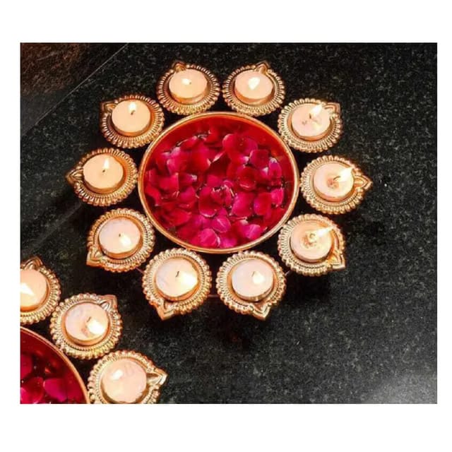 QinPin Premium Decorative Urli Bowl for Diwali, Weddings & Traditional Home Décor