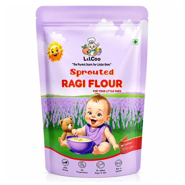 LilCoo Sprouted Ragi Flour