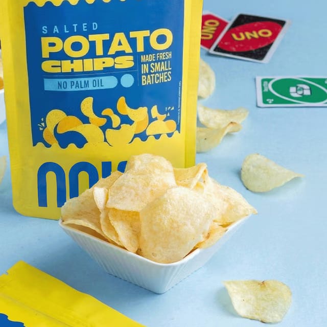 NOICE Salted Potato Hot Chips (Homestyle Wafer Snacks)