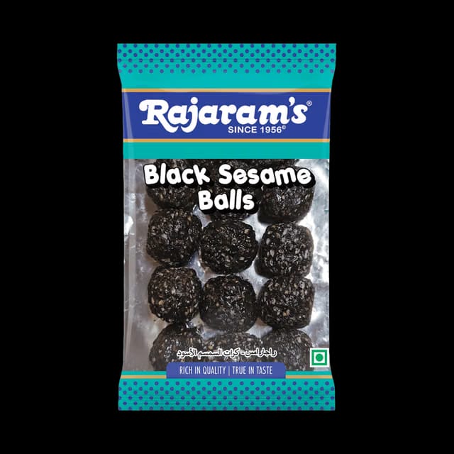 RAJARAM'S Black Sesame Balls (Chikki)