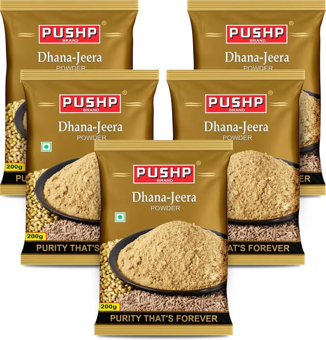 Pushp Brand Dhana Jeera Powder 200g Pouch