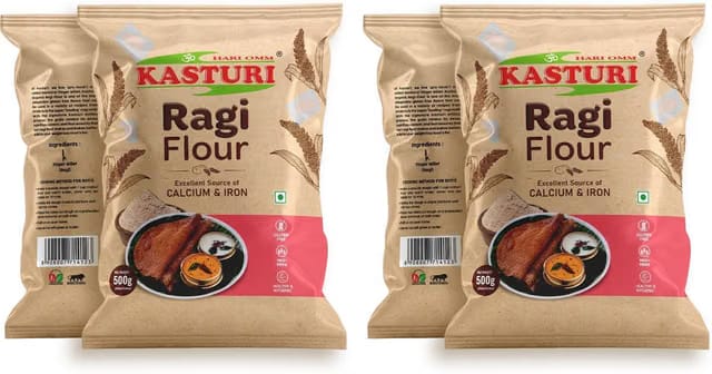 Kasturi RAGI FLOUR 2 KG (4 * 500g)
