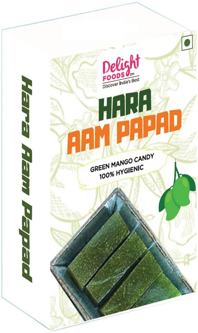 Delight Foods Aam Papad - Mango jelly (Hara Aam Papad Mango Candy