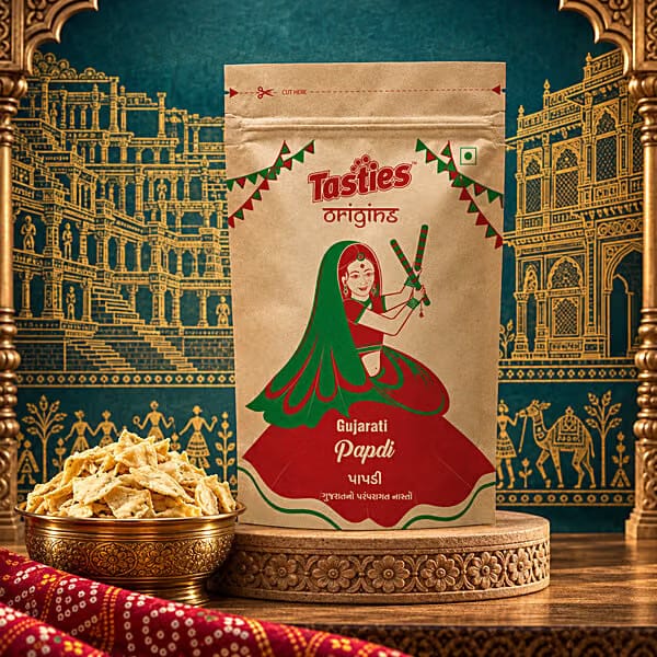 Tasties Origins Gujarati Besan Papdi