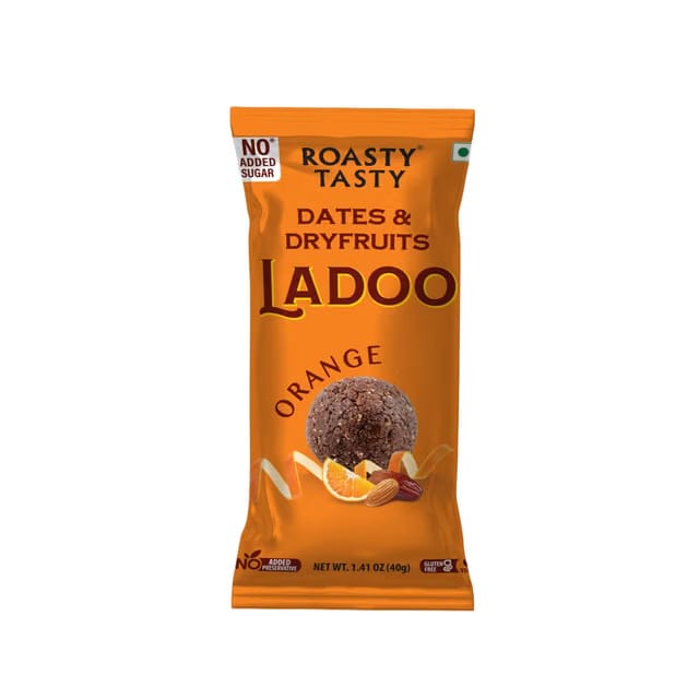 Roasty Tasty Dates Ladoo Orange Flavour