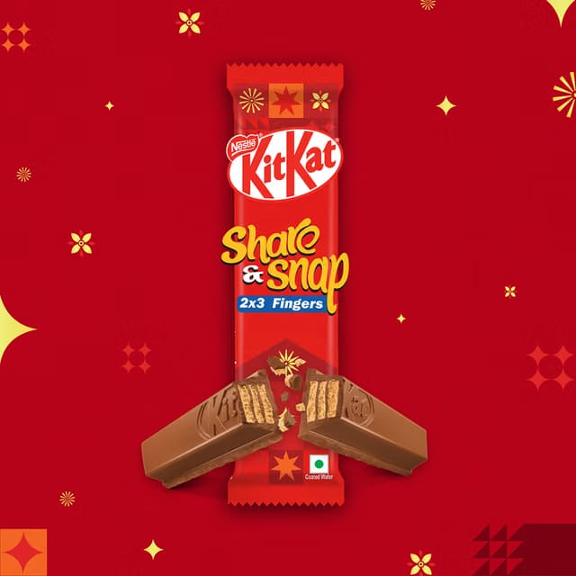 Nestle KitKat Share & Snap 2 x 3 Fingers Choco-Coated Wafer Bar