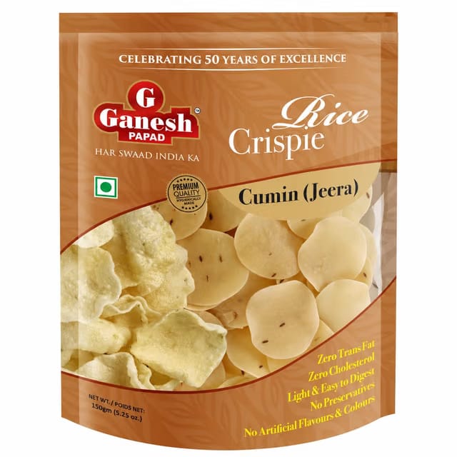 Ganesh Rice Crispie Jeera Papad