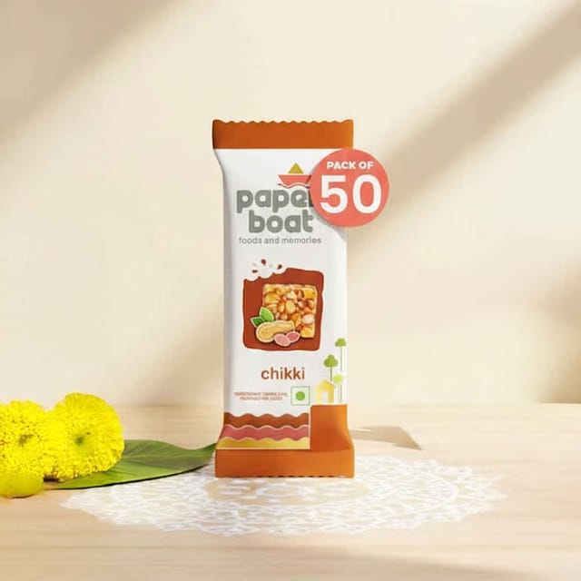 Paper Boat Chikki Jar