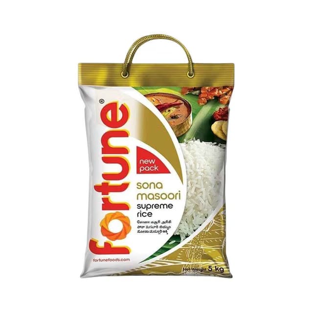 Fortune Sona Masoori Supreme Raw Aged Rice