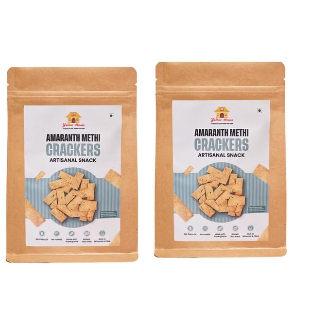 Amaranth Methi Crackers