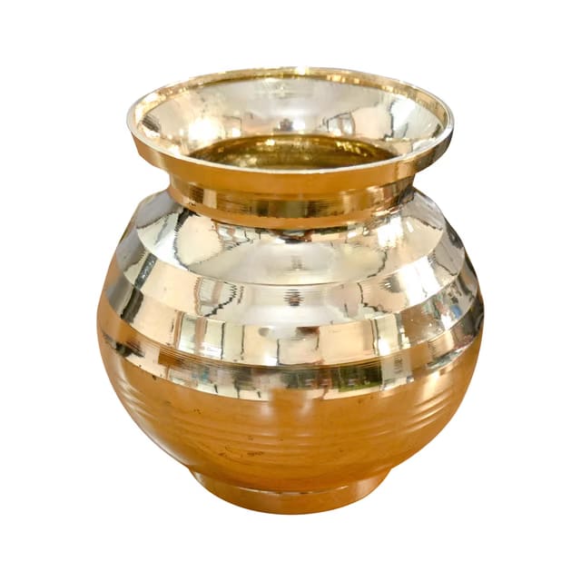 300ML Brass Shubh Lota for Puja