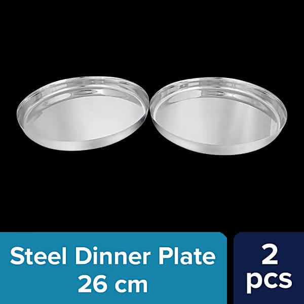 Dinner Plate/Thali - No. 12, Gujarati, Stainless Steel
