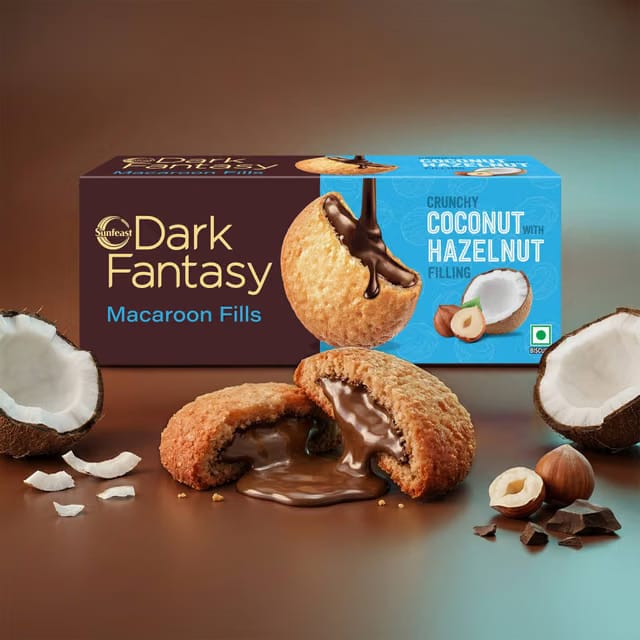 Coconut & Hazelnut Macaroon Fills by Sunfeast Dark Fantasy