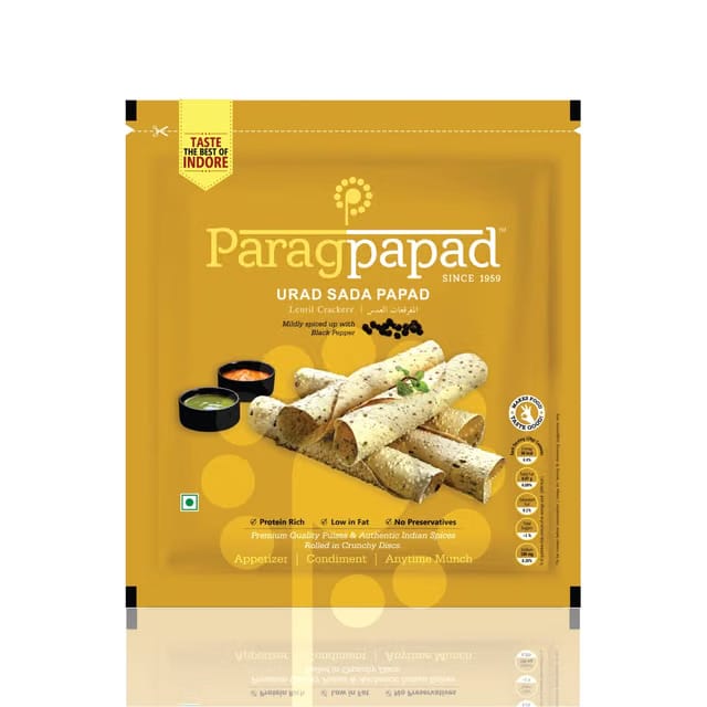 PARAG PAPAD - PREMIUM Urad SADA PAPAD